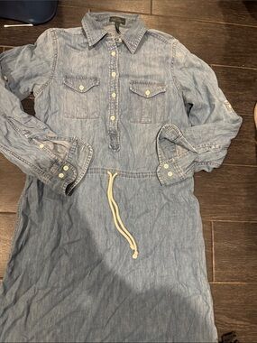 Lauren Ralph Lauren Light Blue Denim Shirt Dress